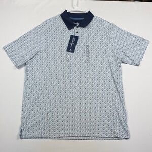 Walter Hagen Navy and White Polo Shirt Men’s XL NWT!